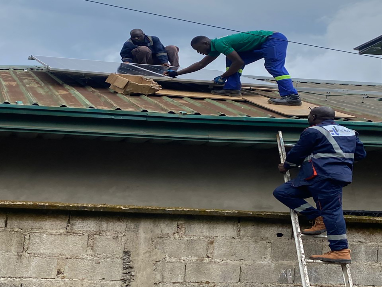 fintrust cameroon technicians working.